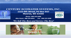 Desktop Screenshot of centuryecowater.com